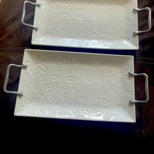 2 ceramic tray